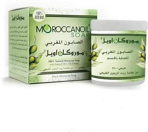 Original Moroccan Natural Bath Soap with Hand Glove/Loofah