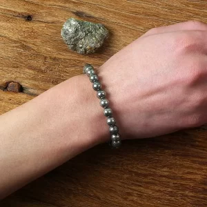 Pyrite Stone Energy Healing Bracelet – "Fool’s Gold" Protection Bracelet
