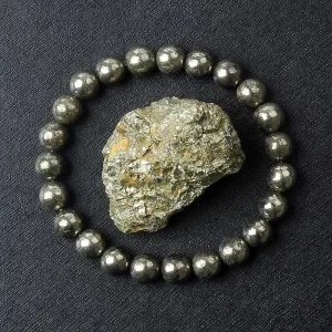 Pyrite Stone Energy Healing Bracelet – "Fool’s Gold" Protection Bracelet