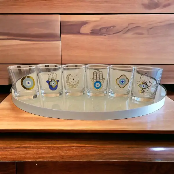 Mindada Layal Istanbul Old Fashioned Glass Set - 6 Elegant 250ml - Image 6