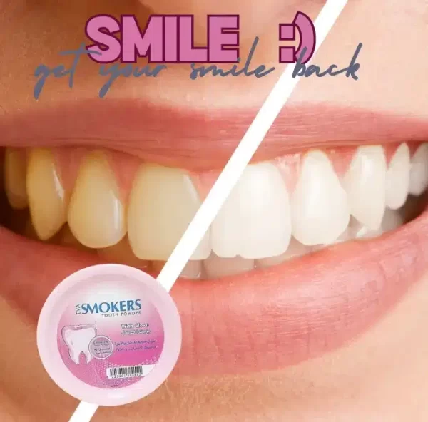 Eva Smokers Toothpowder with Clove - Natural Herbal Whitening & Fresh Breath - Image 2