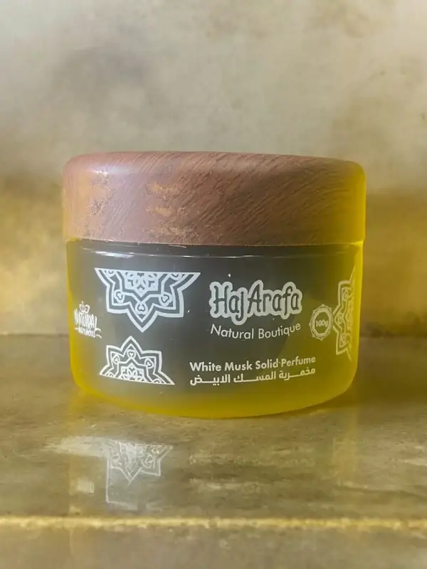 White Musk Solid Perfume Mahkmeria - 100% Alcohol-Free, Long-Lasting Fragrance - Image 3