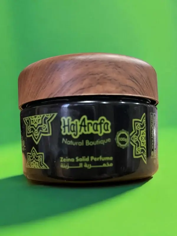 Haj Arafa Zeina Solid Perfume for Body & Hair - 100gm - Image 3