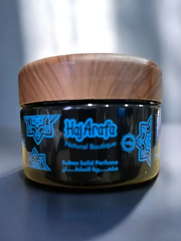 Haj Arafa Sultan Solid Perfume for Body & Hair - 100gm - Image 4