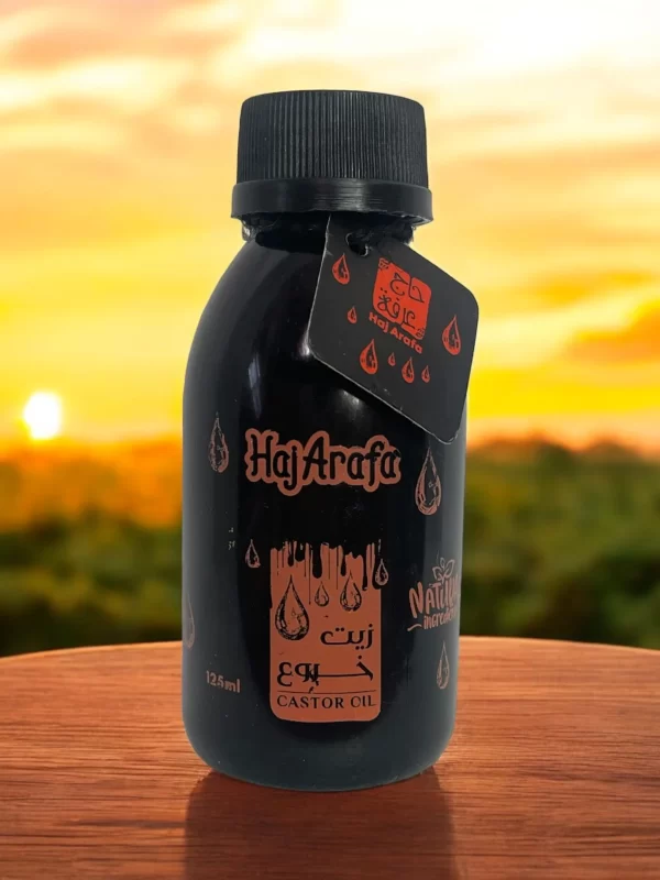 Haj Arafa Castor Oil - Enhance Hair, Eyebrows & Eyelashes Naturally (125ml) - Image 3