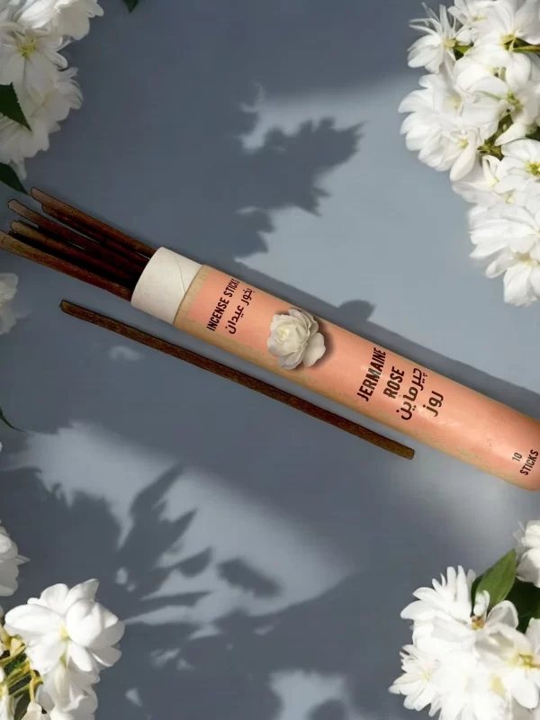 Haj Arafa Germaine Rose Incense Sticks - Handcrafted, Organic & Spiritual Aromatherapy - Image 3