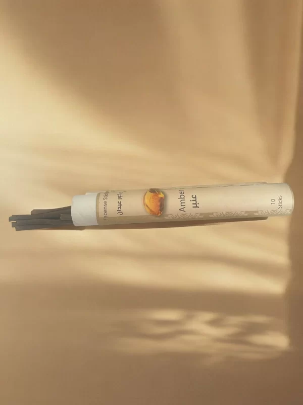 Haj Arafa Amber Incense Sticks - Handcrafted, Organic & Spiritual Aromatherapy - Image 3