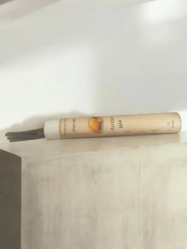 Haj Arafa Amber Incense Sticks - Handcrafted, Organic & Spiritual Aromatherapy - Image 2
