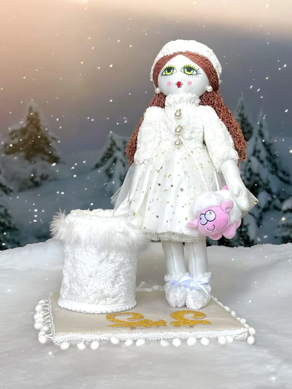 Handmade Holiday Doll with Arabic Calligraphy