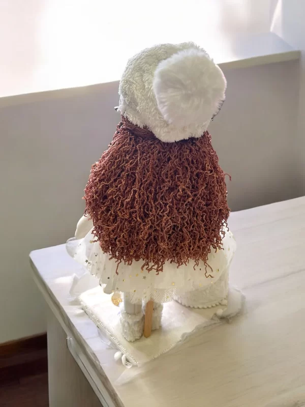 Handmade Holiday Doll with Arabic Calligraphy - Image 6