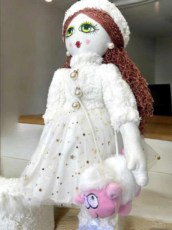 Handmade Holiday Doll with Arabic Calligraphy - Image 9