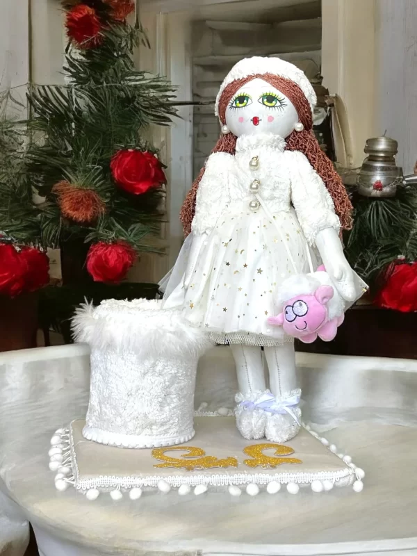 Handmade Holiday Doll with Arabic Calligraphy - Image 13