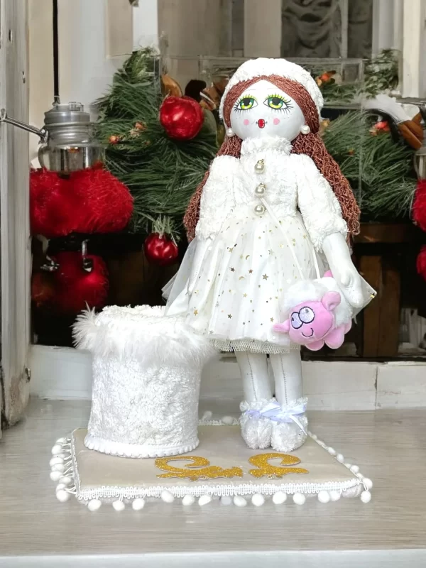 Handmade Holiday Doll with Arabic Calligraphy - Image 14