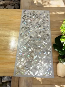 Elegant Wood and Mother-of-Pearl Cutting Board – Handcrafted in Egypt