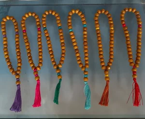 Handmade White Sandalwood Islamic Prayer Beads (33 Tasbih)