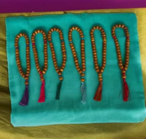 Handmade White Sandalwood Islamic Prayer Beads (33 Tasbih)