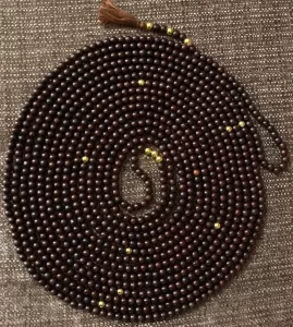 High-Quality Brown Boxwood Islamic Prayer Beads - 1000 Beads Tesbih Hazara Misbaha Tasbeeh