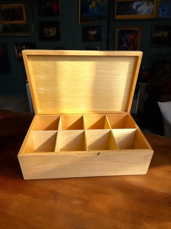 Handcrafted Mother of Pearl Geometric Design box - Image 2