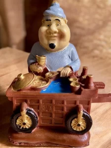 Fananees Ramadan Street Food Vendor Figurine