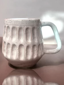 Handmade Speckled Pottery Mug