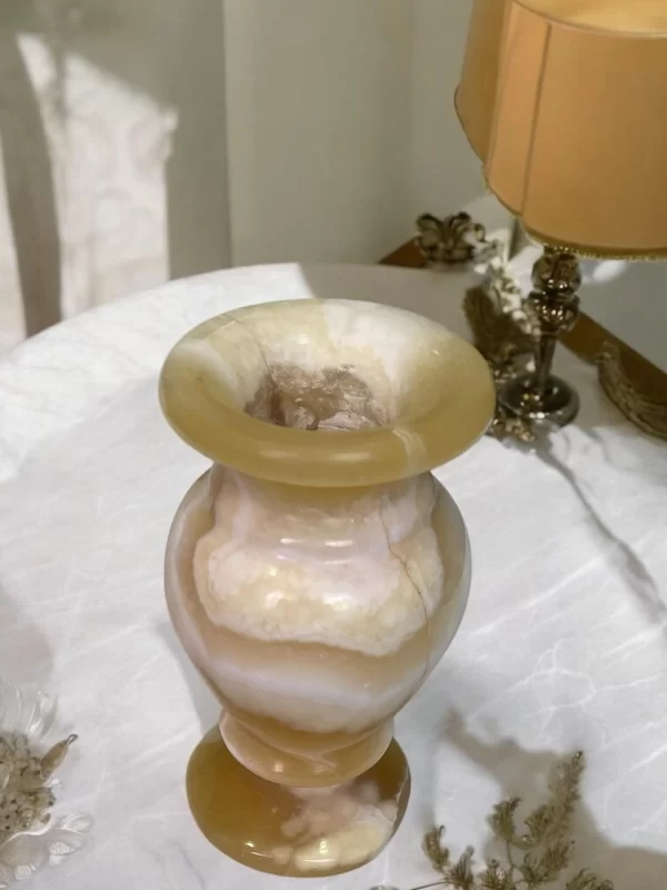 Handmade Alabaster Vase - Image 4