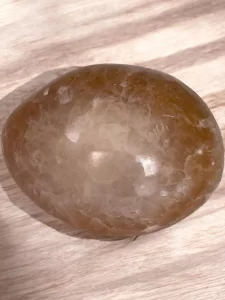Hand-Carved Alabaster Egg – Healing Stone for Meditation & Energy Balance
