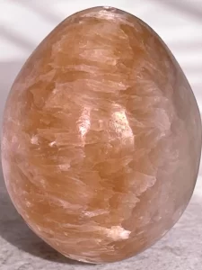 Hand-Carved Alabaster Egg – Healing Stone for Meditation & Energy Balance