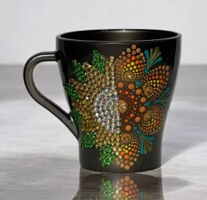 Handmade Floral Art Mother’s Day Mug