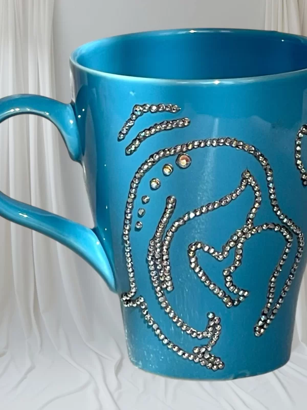 Handmade “Behind Every Great Kid” Sky Blue Mother’s Day Mug - Image 4