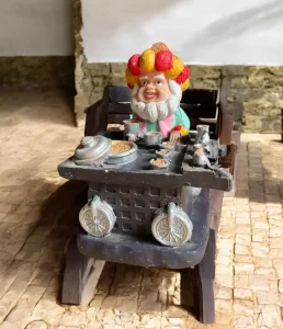 Bean Sheikh Street Food Cart Figurine