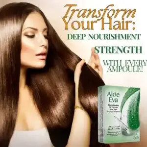 Aloe Eva Hair Strengthening Ampoules with Aloe Vera - 4 Pack