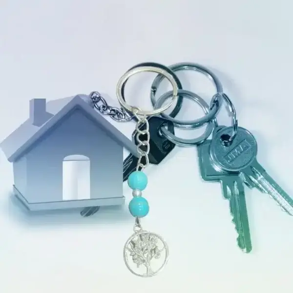 Tree of Life Keychain with Firose Beads - Durable and Elegant - Image 2