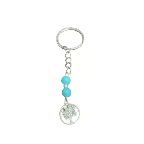Tree of Life Keychain with Firose Beads - Durable and Elegant