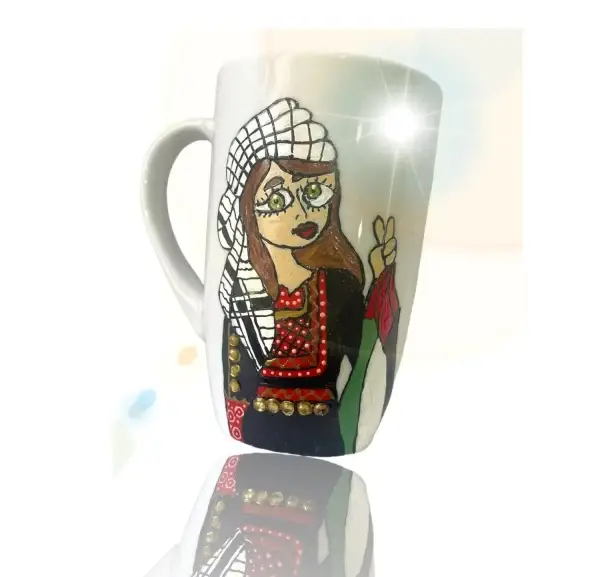 Handcrafted Palestinian Peace Mug