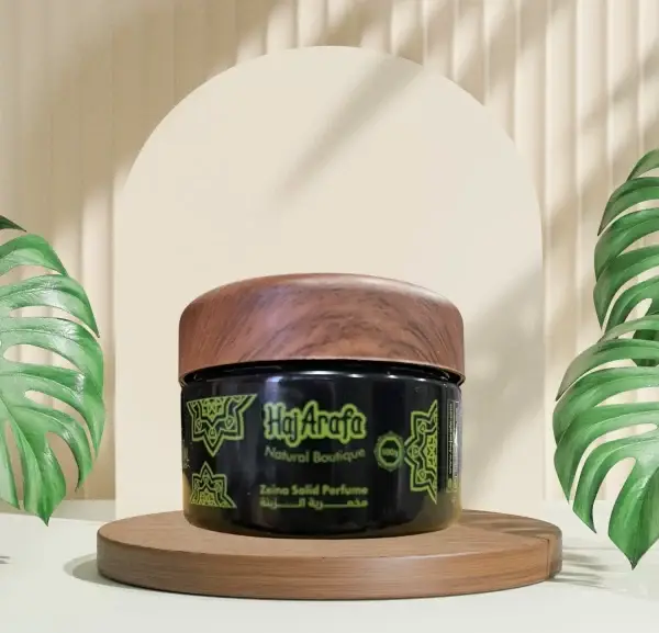 Haj Arafa Zeina Solid Perfume for Body & Hair - 100gm