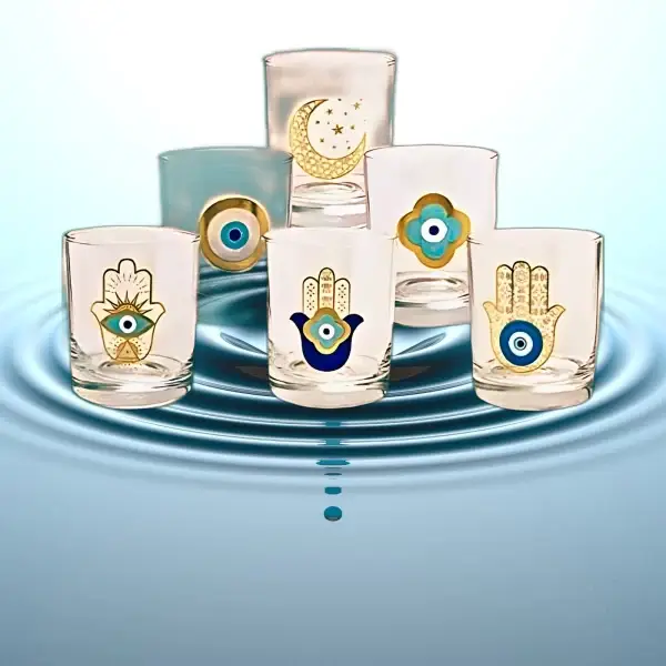 Mindada Layal Istanbul Old Fashioned Glass Set - 6 Elegant 250ml - Image 2