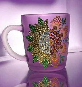 Lavender Handmade Mother’s Day Mug – “Mom, You Are Amazing”