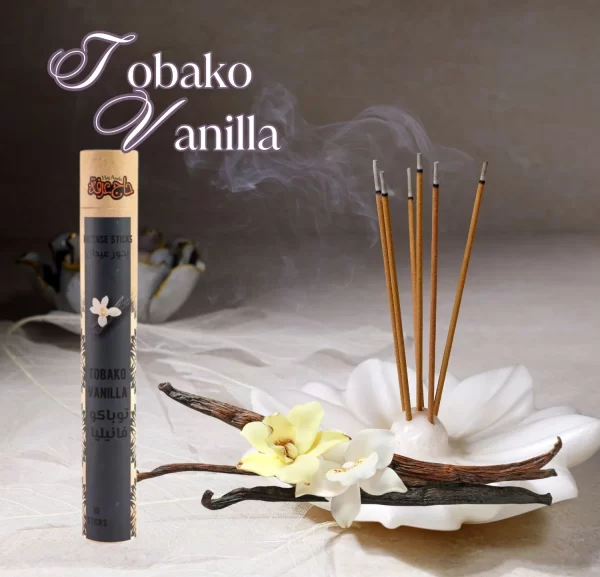 Haj Arafa Tobacco Vanilla Incense Sticks - Handcrafted, Organic & Spiritual Aromatherapy - Image 2