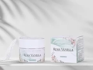 Makhmarya Larosa Ros Vanilla Body Cream - Fermented Skincare, Radiant Pink Vanilla Scent