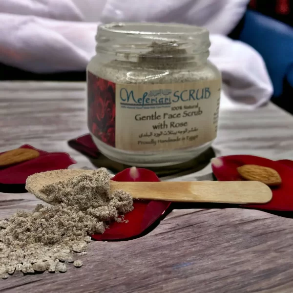 Radiant Glow: All-Natural Almond Rose Facial Scrub - Image 5