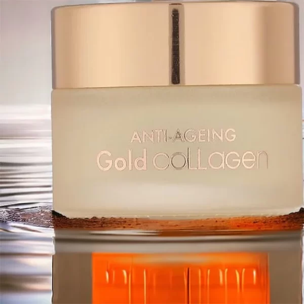 Eva Gold Collagen Eye Cream 15ml - Anti-Aging Night Contour Care with 24K Gold - Image 4