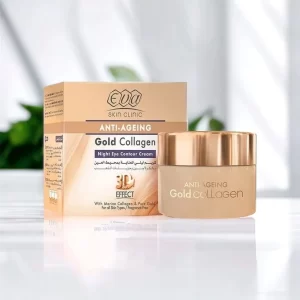 Eva Gold Collagen Eye Cream 15ml - Anti-Aging Night Contour Care with 24K Gold