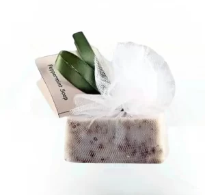 Peppermint Olive Oil Soap All-Natural Radiance by Nefertari