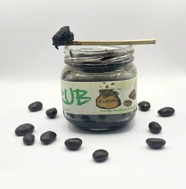 Coffee beans body scrub by Nefertari Unleash your Radiance