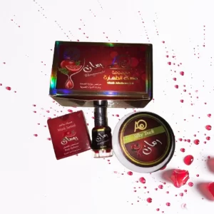 ARKAN AL OUD Tahara Promagattan Set - 3 PCS Musk Al Tahara, Solid Musk & Cream, Alcohol-Free Perfume