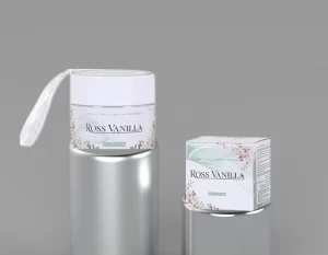 Makhmarya Larosa Ros Vanilla Body Cream - Fermented Skincare, Radiant Pink Vanilla Scent